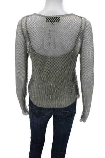 Sunday In Brooklyn Womens Gray Boho Camisole Rayon Spandex Size XS