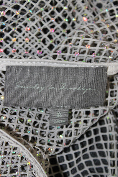 Sunday In Brooklyn Womens Gray Boho Camisole Rayon Spandex Size XS