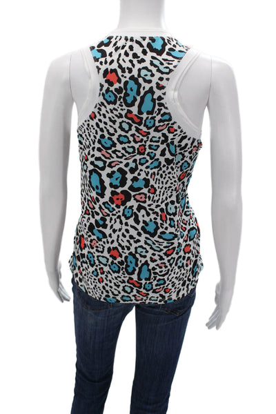 Tail Womens Black Animal Print Basic Sleeveless Round Neck Tank Size XL