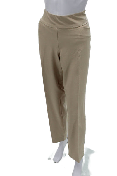Tail Womens Dress Pants Khakis Beige Polyester Spandex Inseam 30 Size 14