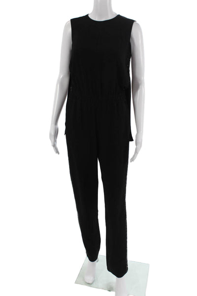 BCBG Max Azria Women Sleeveless Black Jumpsuit Crew Neck Size XS
