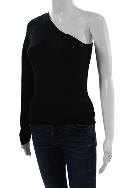 IRO Unisex Black Pullover Sweater Long Sleeve Designer Size XS