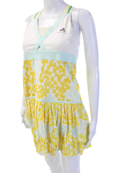 Stella McCartney Womens Sundress White Floral V Neck Size 40