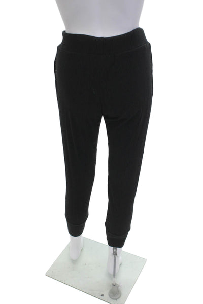 Vitamin A Women Ankle Cropped Black Pants Size S