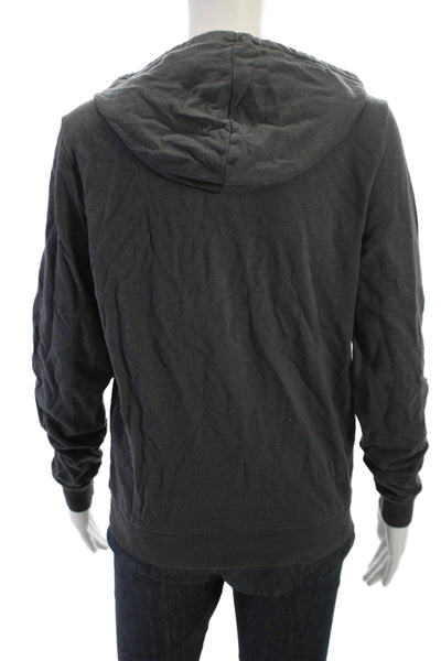 Marine Layer Unisex Dark Gray Full-zip Hoodie Size S