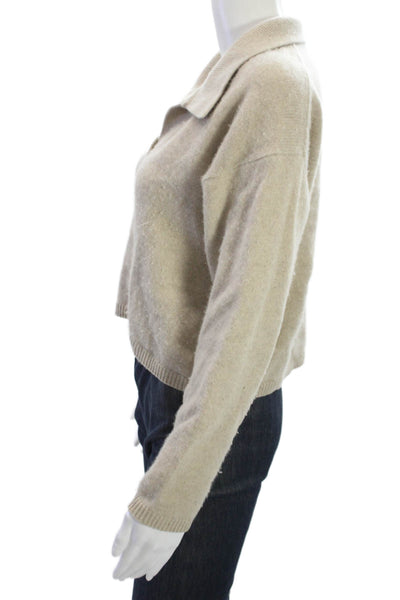 Naadam Unisex Pullover 100% Cashmere Beige Sweater Size XS