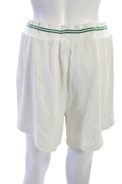 Boys Lie Mens White Sweat Shorts Drawstring Anime Size M