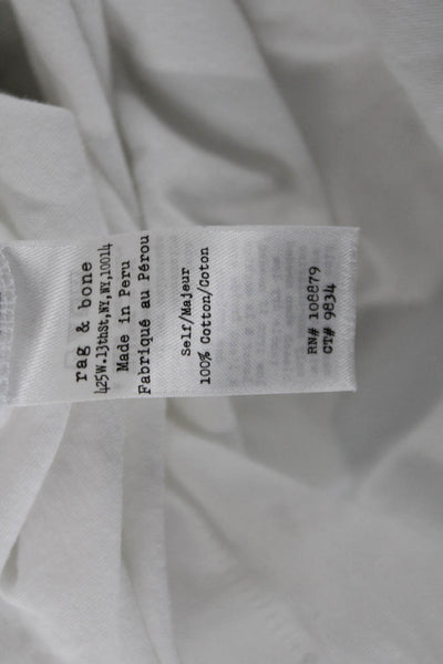 Rag & Bone Womens Cotton Crewneck Graphic Quote Tee Size 2XS