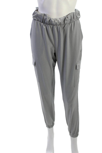 90 Degree Unisex Cargo Jogger Paperbag Pants Gray Size XS