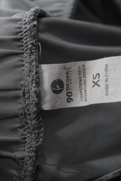 90 Degree Unisex Cargo Jogger Paperbag Pants Gray Size XS