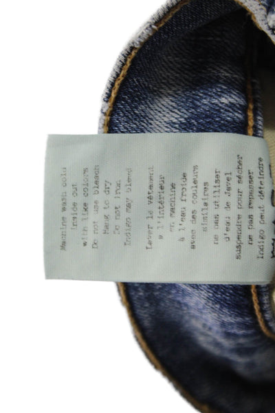 Rag & Bone Jean Women Light Blue Ankle Cropped Skinny Jeans Size 24