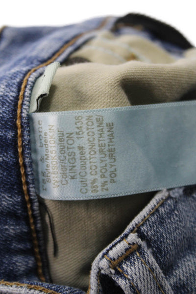 Rag & Bone Jean Women Light Blue Ankle Cropped Skinny Jeans Size 24