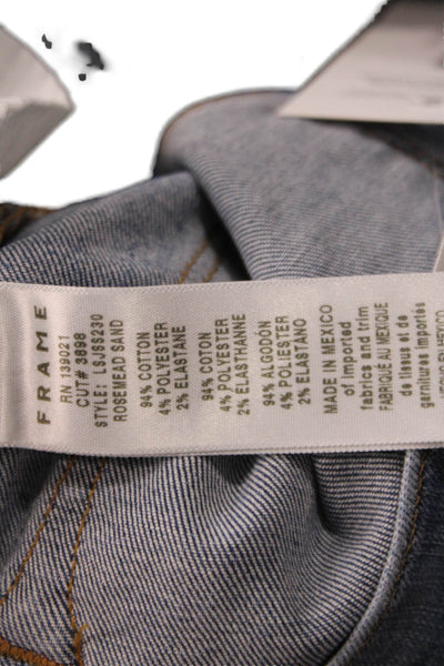 Frame Womens Ankle Skinny Jeans Blue Size 24