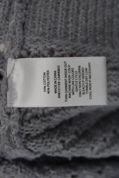 525 Unisex Gray Pullover Sweater Crew Neck Long Sleeve Size S