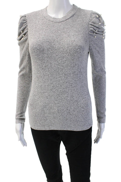 Zara Unisex Pullover Sweater Gray Crew Neck Long Sleeve Polyester Size S