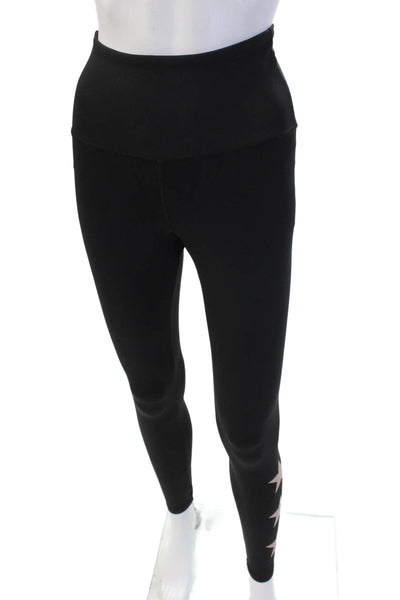 Strut This Women Ankle Jeggings Black Star Print Size One Size