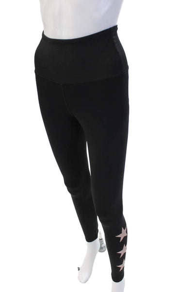 Strut This Women Ankle Jeggings Black Star Print Size One Size