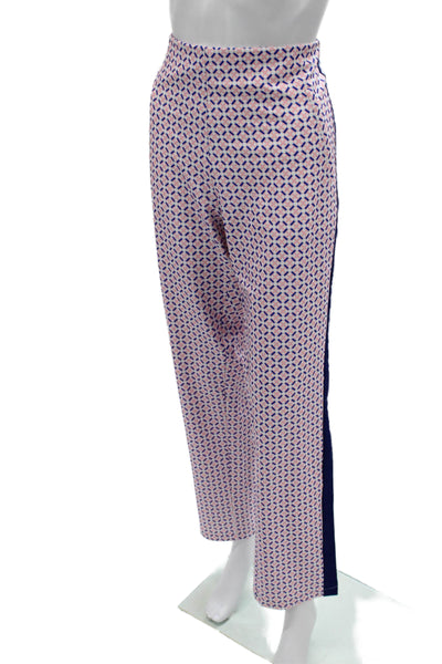 Tail Women Dress Pants Pink Geometric 90% Polyester 10% Spandex Size 14 Tall