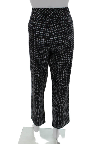 Tail Womens Cropped Black Geometric Pants Size 16