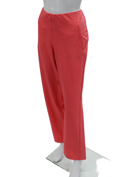 Tail Womens Dress Pants Red Stretch Polyester Inseam 30 Size 14 Tall