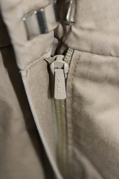 Dana Buchman Womens Beige Capri Khakis Size 4