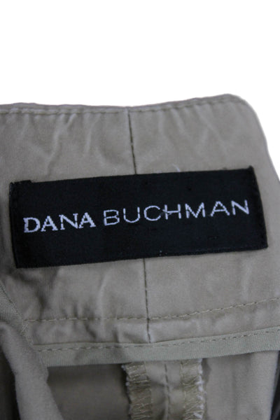 Dana Buchman Womens Beige Capri Khakis Size 4