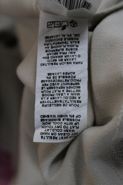 Karen Kane Womens Beige Ankle Cropped Dress Pants Size 6