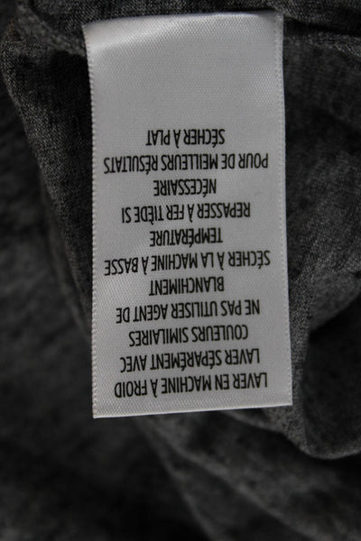 Robert Graham Mens T-Shirt Dark Gray V-Neck Short Sleeve Size L