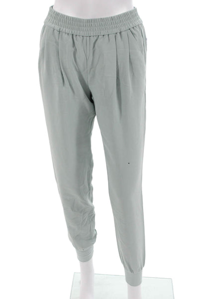 Joie Unisex Jogger Pants Gray 100% Polyester Designer Size 2XS