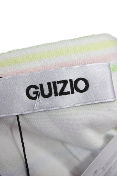 Guizio Womens 90s Striped Light Blue Sleeveless Camisole Round Neck Size XL