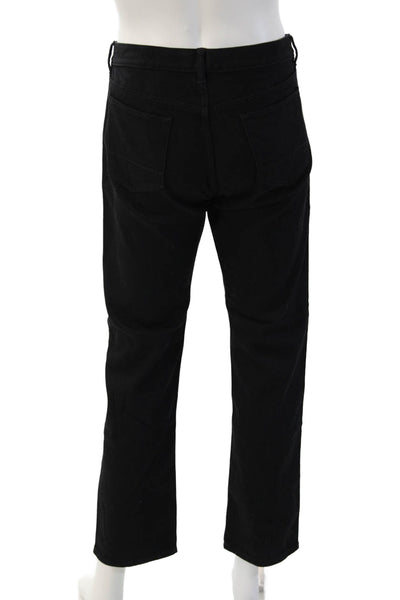 Banana Republic Mens Black Classic Pants Button Closure Size 33