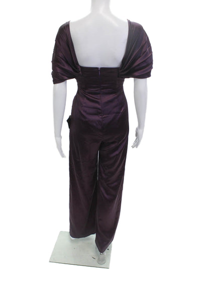 Lulus Women Jumpsuit Purple Sleeveless Square Neck Size XS