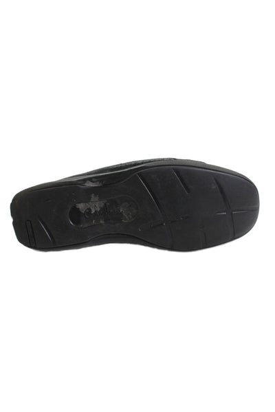 Cole Haan Mens Leather Casual Slip On Loafers Black Size 11
