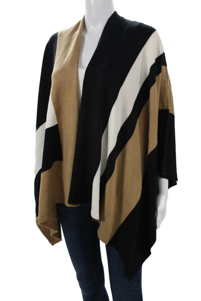 Parrish Unisex Beige Geometric Acrylic Sweaters Art Size One Size
