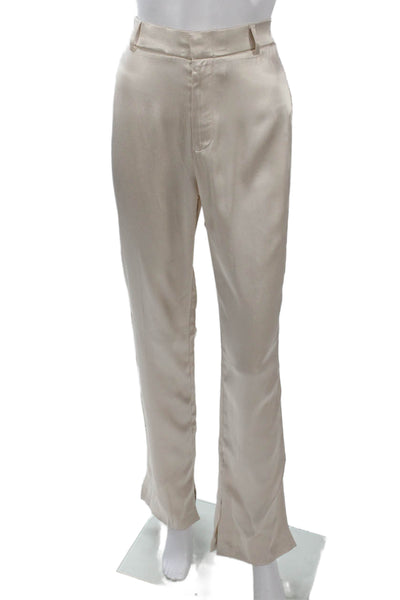 Zara Women Beige Dress Pants Size M