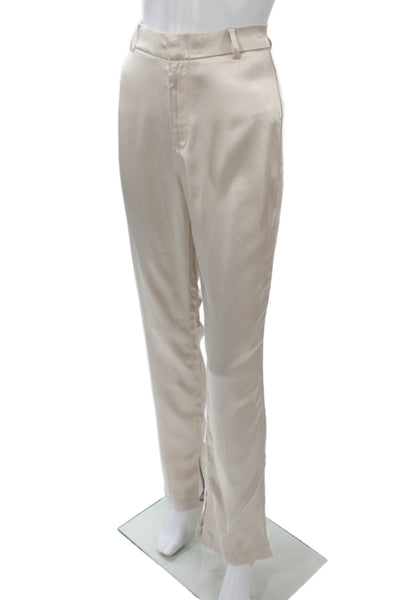 Zara Women Beige Dress Pants Size M