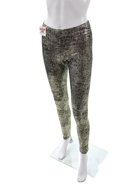 Adrienne Women Ankle Jeggings Black Grunge Fall Size M
