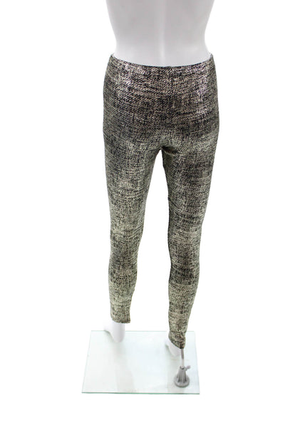 Adrienne Women Ankle Jeggings Black Grunge Fall Size M