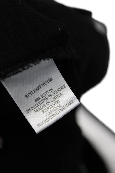 Z Supply Womens Jogger Sweatpants Black Drawstring Size S