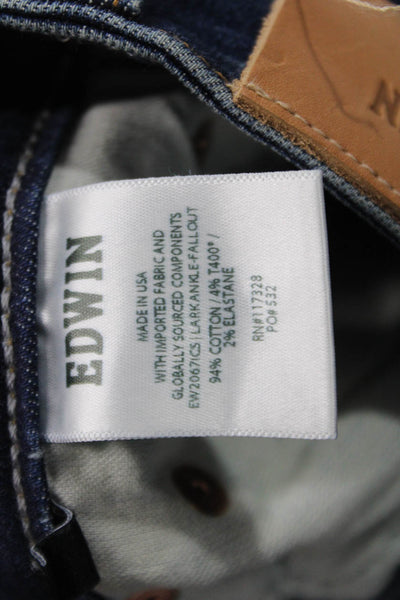 Edwin Womens Dark Blue Bootcut Jeans Size 28