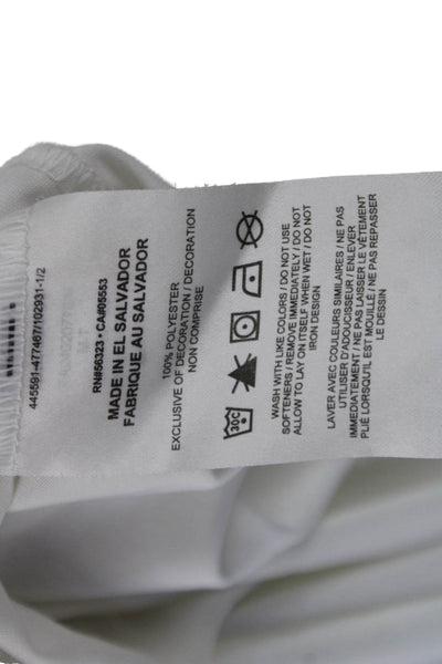 Nike Mens White Sports T-Shirt Short Sleeve Crew Neck 100% Polyester Size M