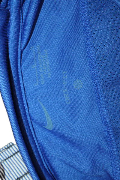 Nike Mens Blue Short Sleeve Crew Neck Polyester T-Shirt Size L