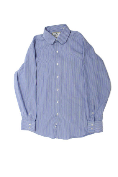 Brooks Brothers Boys Long Sleeves Button Down Striped Shirt  Size 16