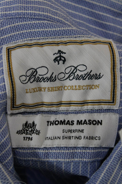 Brooks Brothers Boys Long Sleeves Button Down Striped Shirt  Size 16