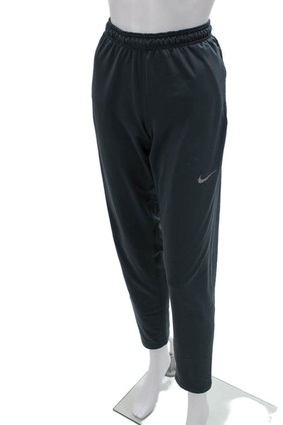 Nike Mens Dark Gray Drawstring Sweatpants Sz M