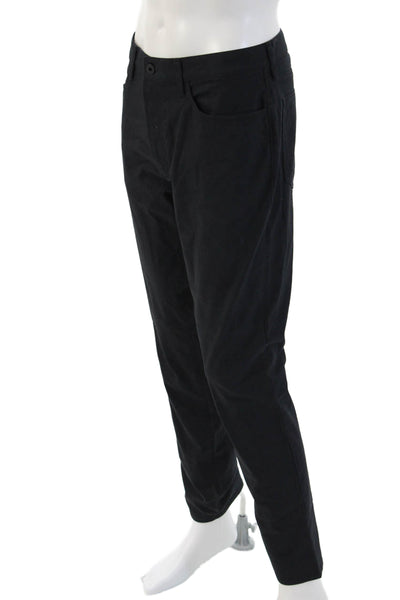 Bonobos Mens Chinos Black Cotton Blend 30in Inseam Size 35
