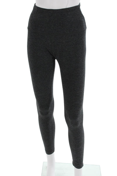 Beyond Yoga Women Ankle Leggings Dark Gray Polyester Spandex Size M