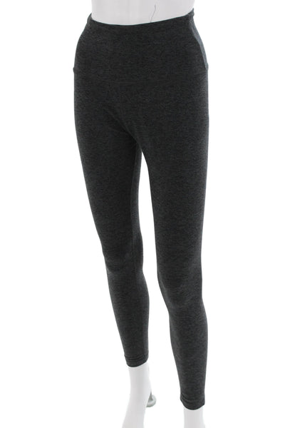 Beyond Yoga Women Ankle Leggings Dark Gray Polyester Spandex Size M
