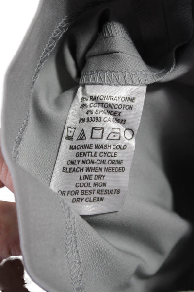 Nic & Zoe Unisex Gray Bermuda Chino Shorts Size 8