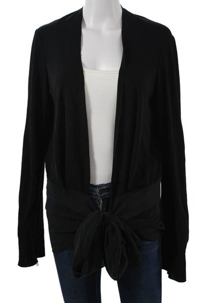 Rozae Nichols Womens Classic Black Short Sleeve Blouse Size XL